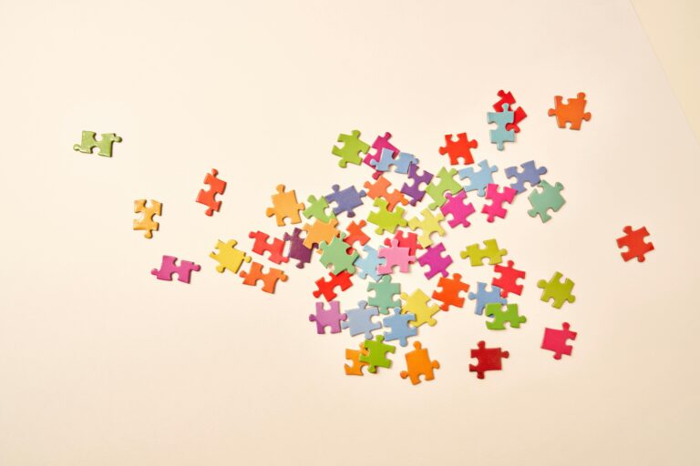 colourful jigsaw peices